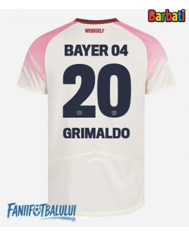 Bayer Leverkusen Alejandro Grimaldo #20 Tricou Fotbal Replică 2025-26 Barbati Deplasare